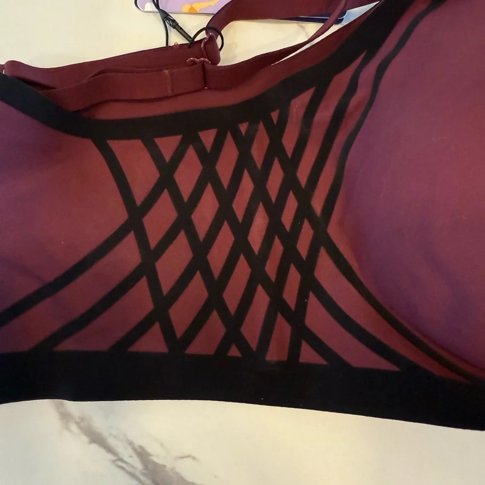 Honeylove Burgundy Silhouette Bra - Picture 7 of 11